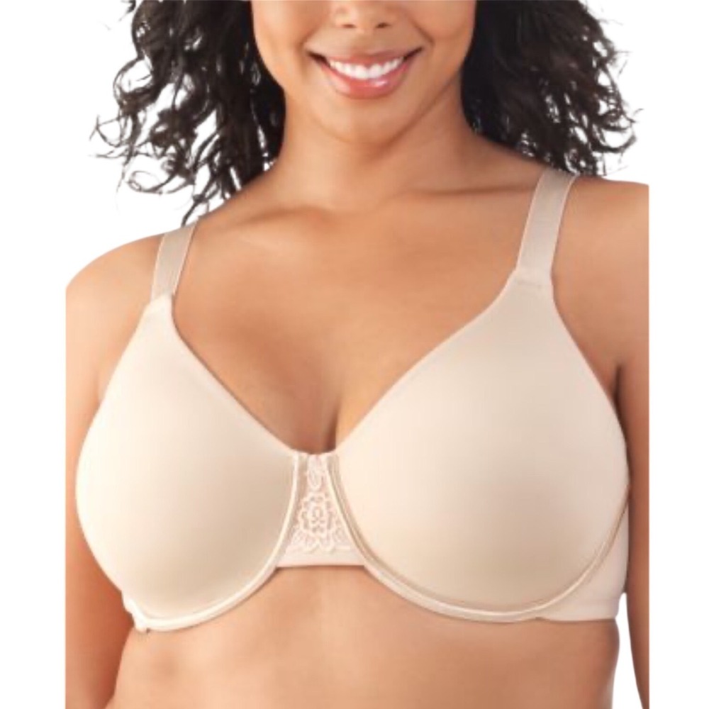 Vanity Fair Beauty Back Smoothing Minimizer Bra 76080 Sheer Quartz 36H NWT Men